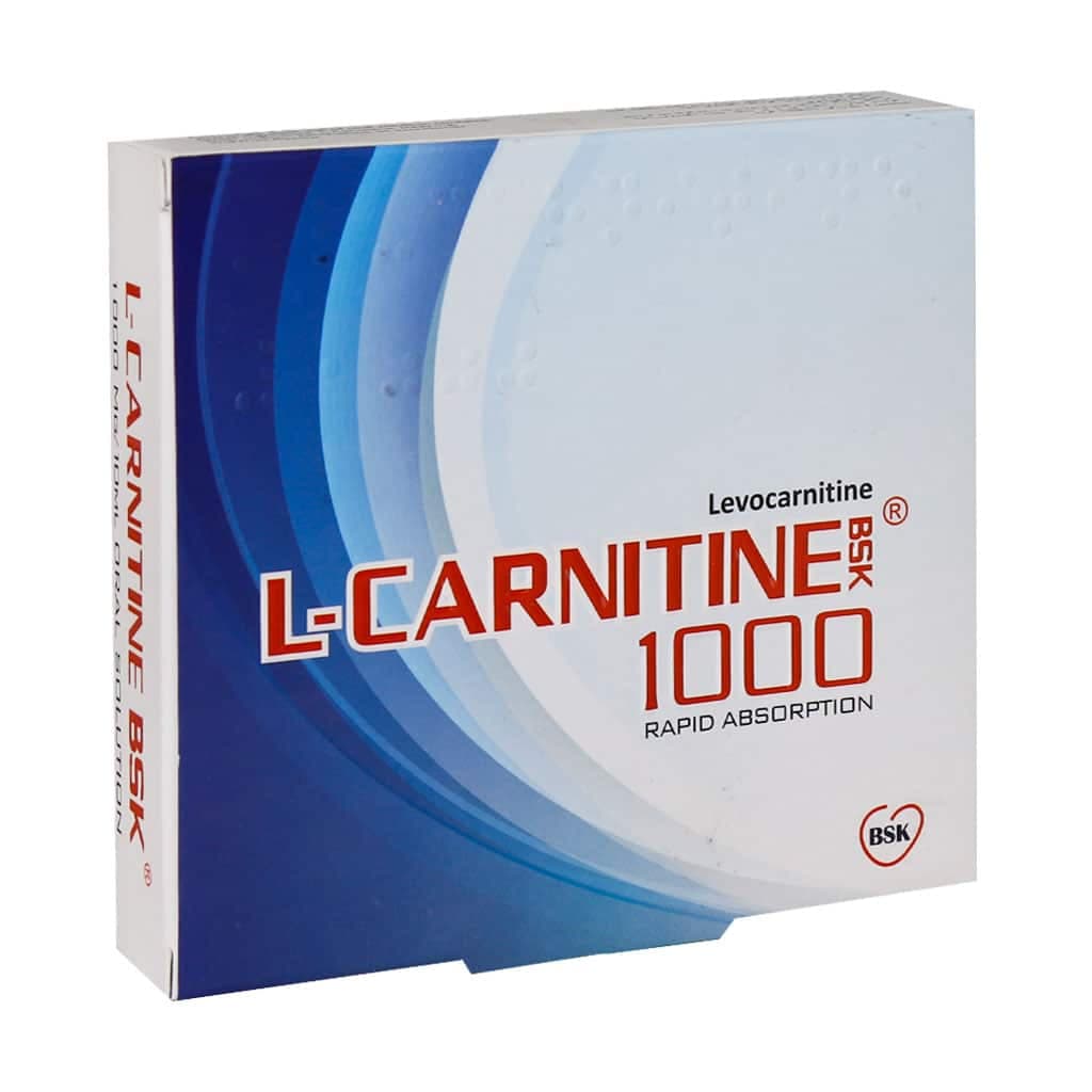 ویال خوراکی ال کارنیتین 1000 بی اس کی 10 عدد