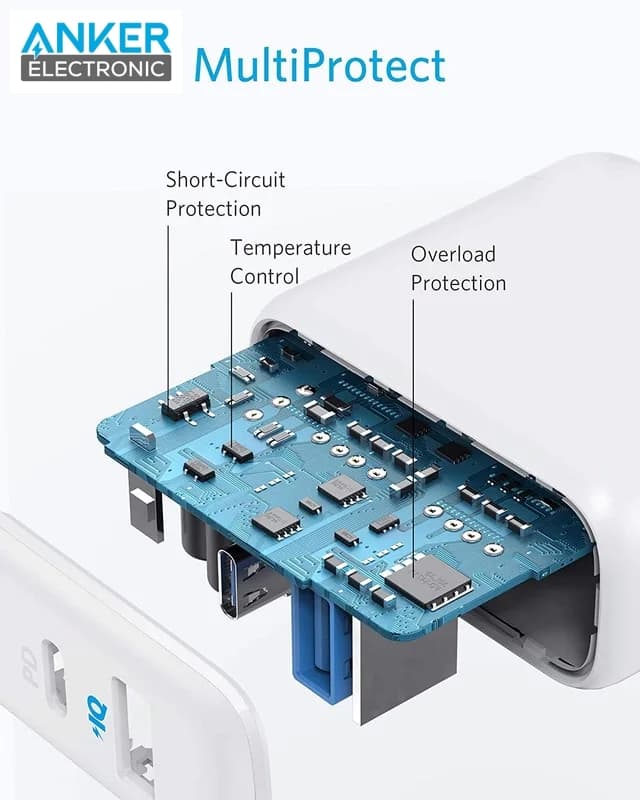 شارژر دیواری 35 وات انکر Anker PowerPort PD+ 2 A2636L21 — تصویر ۶