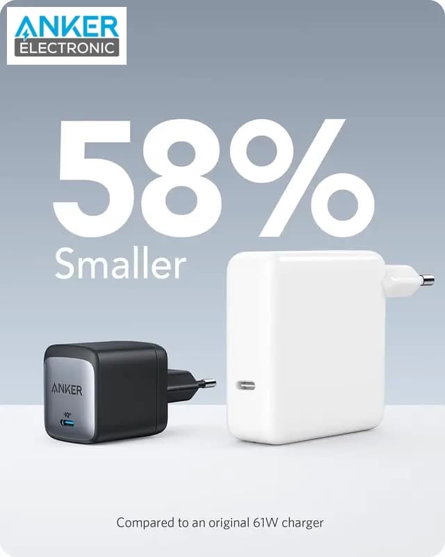 شارژر دیواری 65 وات انکر Anker Nano II 65W Wall Charger A2663L11 — تصویر ۵