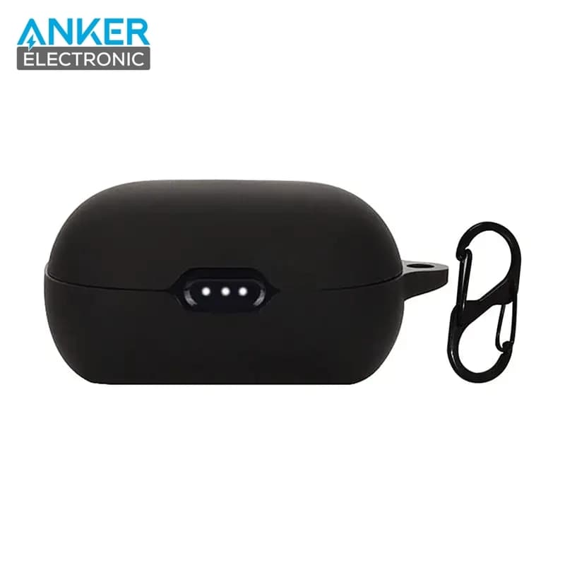 کیس محافظ سیلیکونی هدفون انکر مخصوص Anker Soundcore Life Note 3 Silicon Case A3933 + آویز فلزی — تصویر ۲