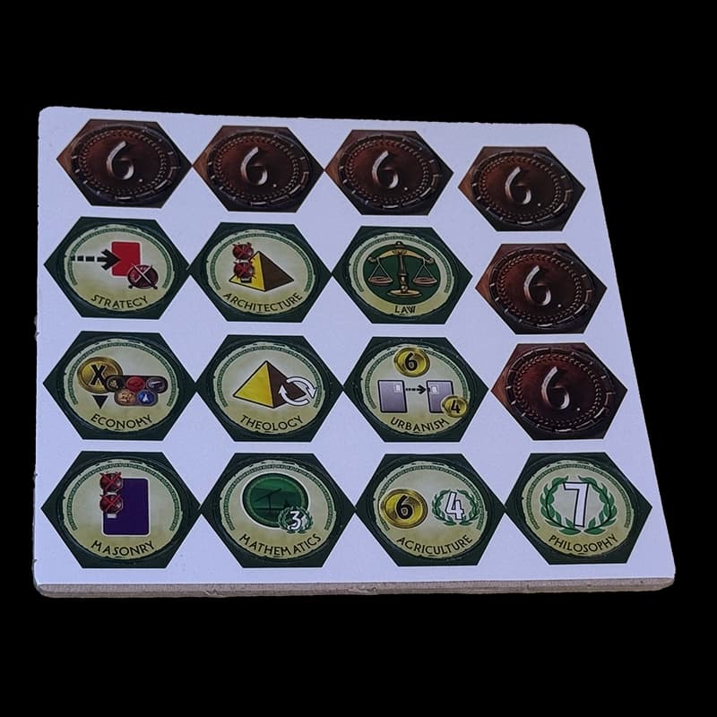 بازی فکری عجایب هفتگانه دوئل (Seven Wonders Duel) بردگیم — تصویر ۶
