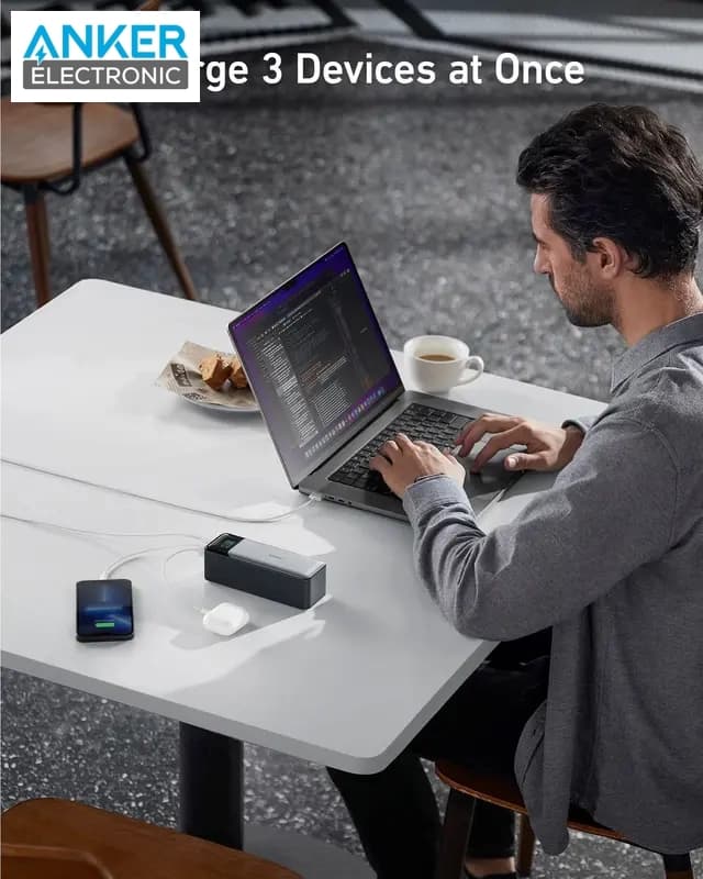 پاوربانک 140 وات انکر Anker 737 Power Bank PowerCore 24000mAh A1289 — تصویر ۶