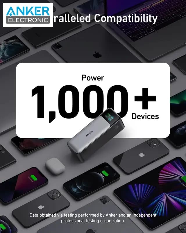 پاوربانک 140 وات انکر Anker 737 Power Bank PowerCore 24000mAh A1289 — تصویر ۷