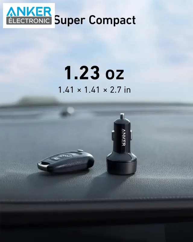 شارژر فندکی 35 وات انکر ANKER PowerDrive PD+ 2 Car Charger A2732 — تصویر ۷