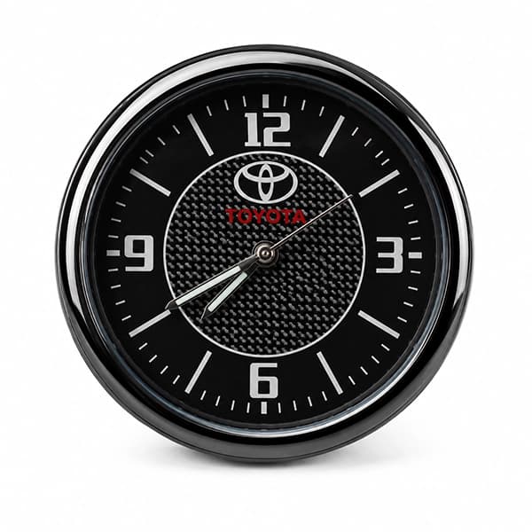 ساعت داشبوردی خودرو مدل عقربه‌ای طرح Toyota | طراحی اسپرت و لوکس — تصویر ۲