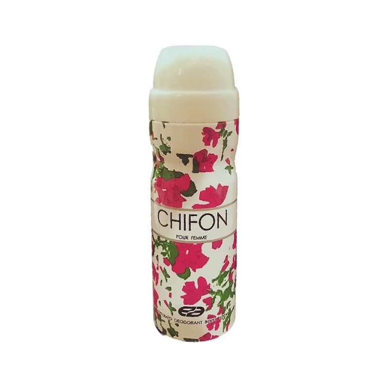 اسپری بدن زنانه عماد آرا مدل chifon حجم 200ml ساخت ایران