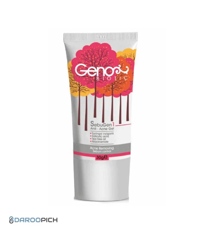 ژنوبایوتیک ژل آنتی آکنه 1 حجم 30 میلی لیتر — تصویر ۲