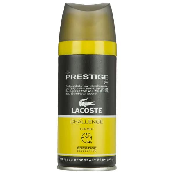 اسپری خوشبو کننده بدن مردانه پرستیژ مدل Lacoste Challenge حجم 150 میلی لیتر — تصویر ۴