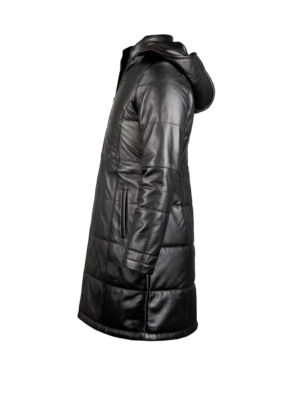 کاپشن چرم زنانه مدل آویتا — تصویر ۴