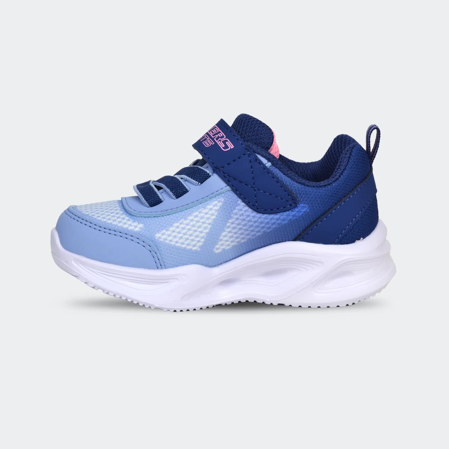 کفش رانینگ بچگانه اسکچرز مدل Infants’ S-Lights: Sola Glow – Ombre Deluxe — تصویر ۴