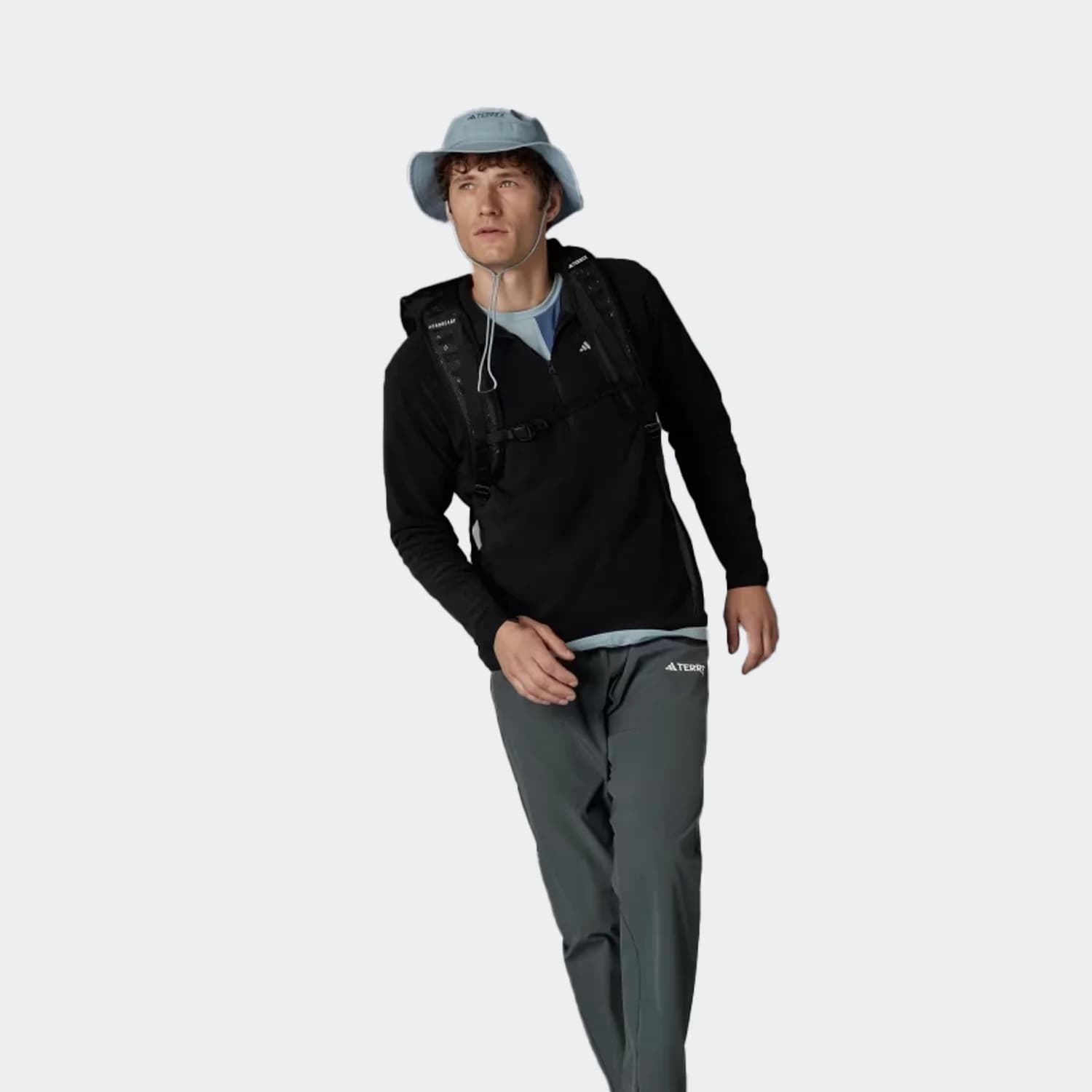سوییشرت مردانه آدیداس مدل Multi Essentials 1/2 Zip Fleece Jacket — تصویر ۴