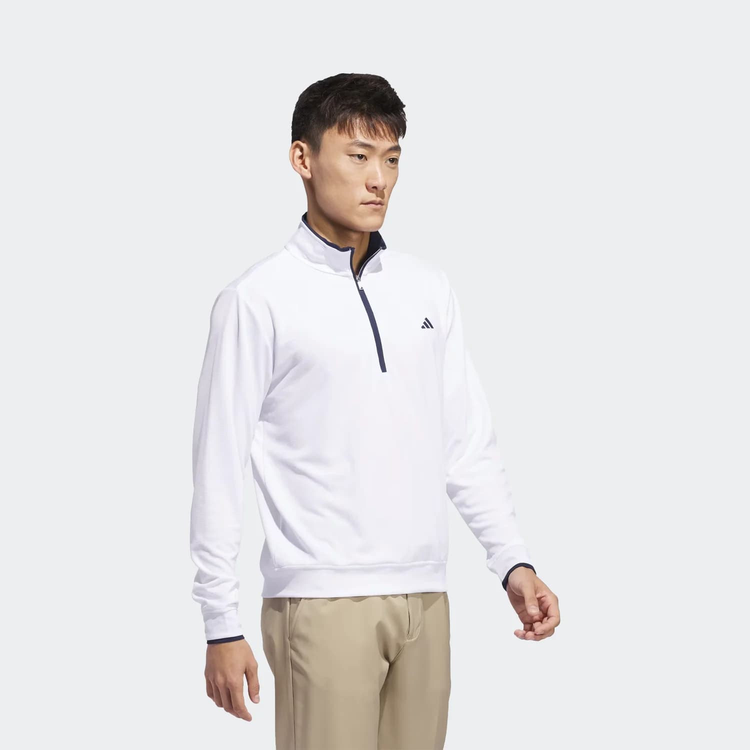 سوییشرت مردانه آدیداس مدل Lightweight Half-Zip Top — تصویر ۳