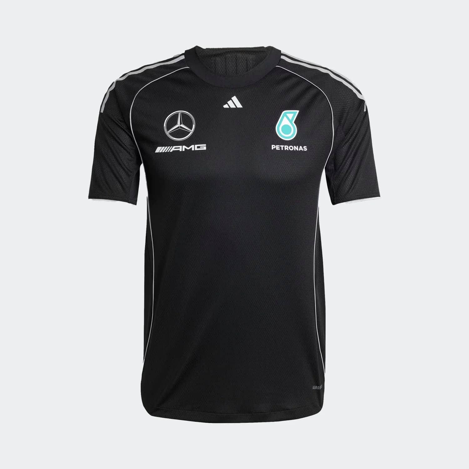 تیشرت مردانه آدیداس مدل MERCEDES – AMG PETRONAS FORMULA ONE TEAM MECHANICS JERSEY