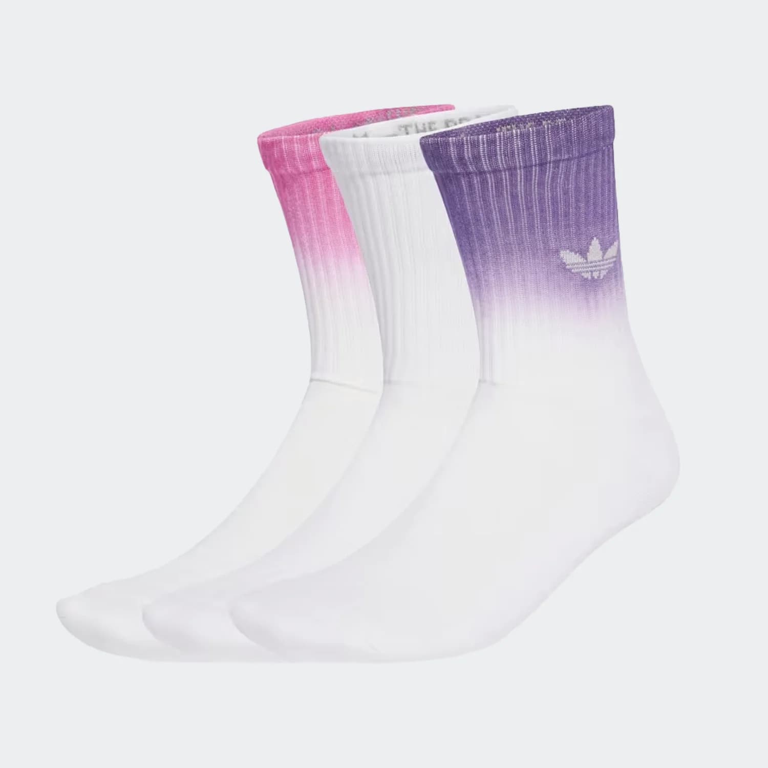 جوراب بچگانه، زنانه و مردانه آدیداس مدل Ombre Crew Socks 3 Pairs — تصویر ۲