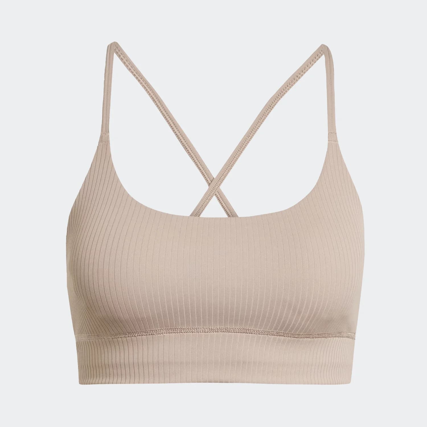 نیم تنه زنانه آدیداس مدل adidas All Me Light Support Rib Bra Long Line Bra — تصویر ۴