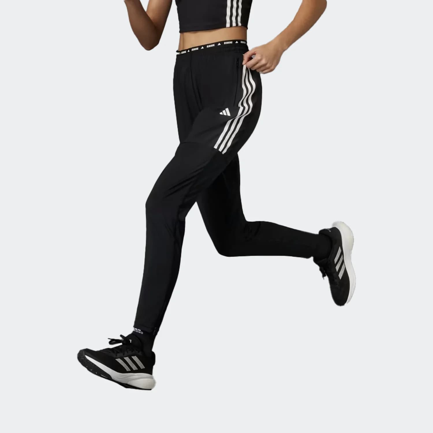 شلوار زنانه آدیداس مدل Own the Run 3-Stripes Pants — تصویر ۸