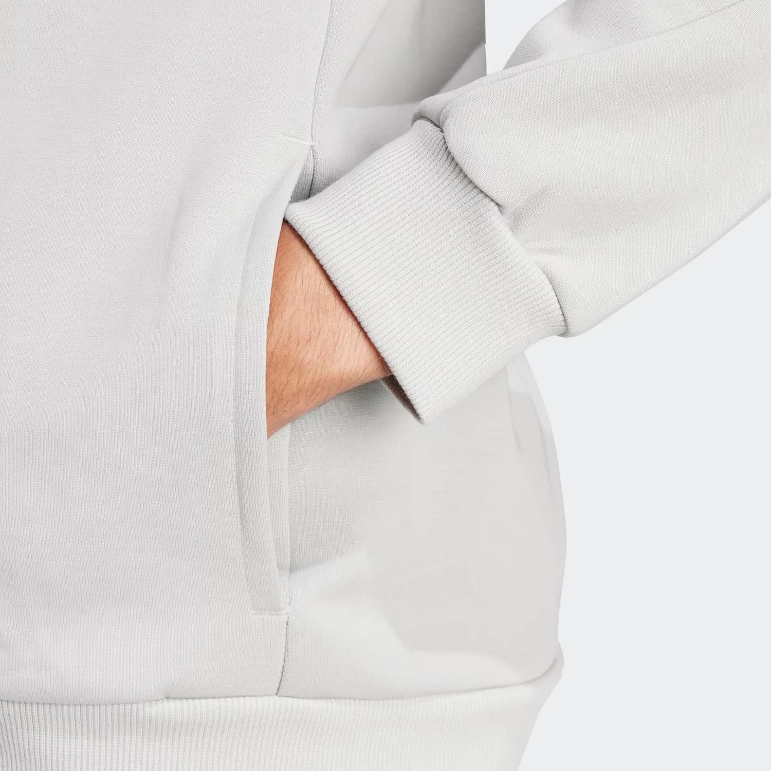سوییشرت مردانه آدیداس مدل Future Icons 3-Stripes Full-Zip Hoodie — تصویر ۹