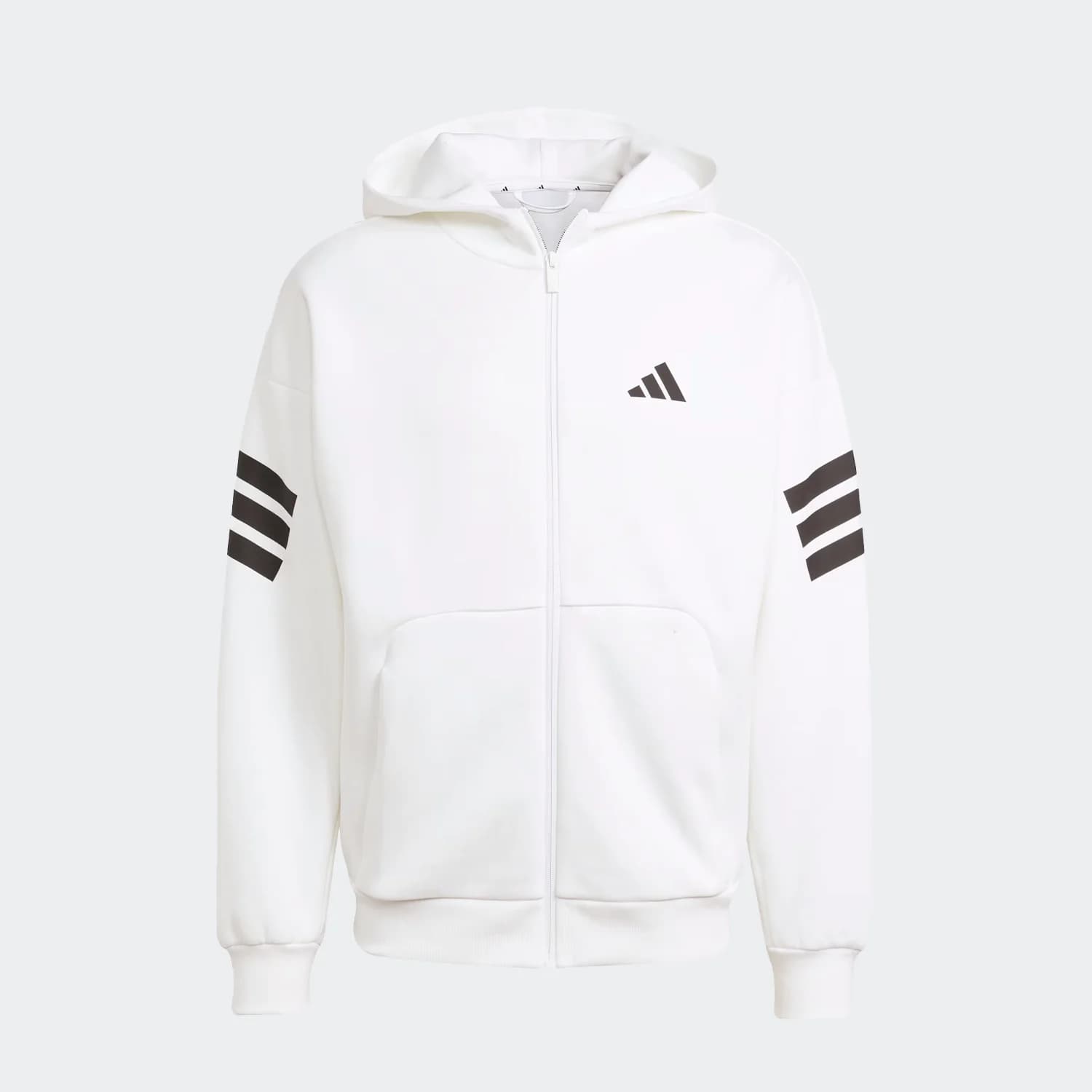 سوییشرت مردانه آدیداس مدل Future Icons 3-Stripes Full-Zip Hoodie