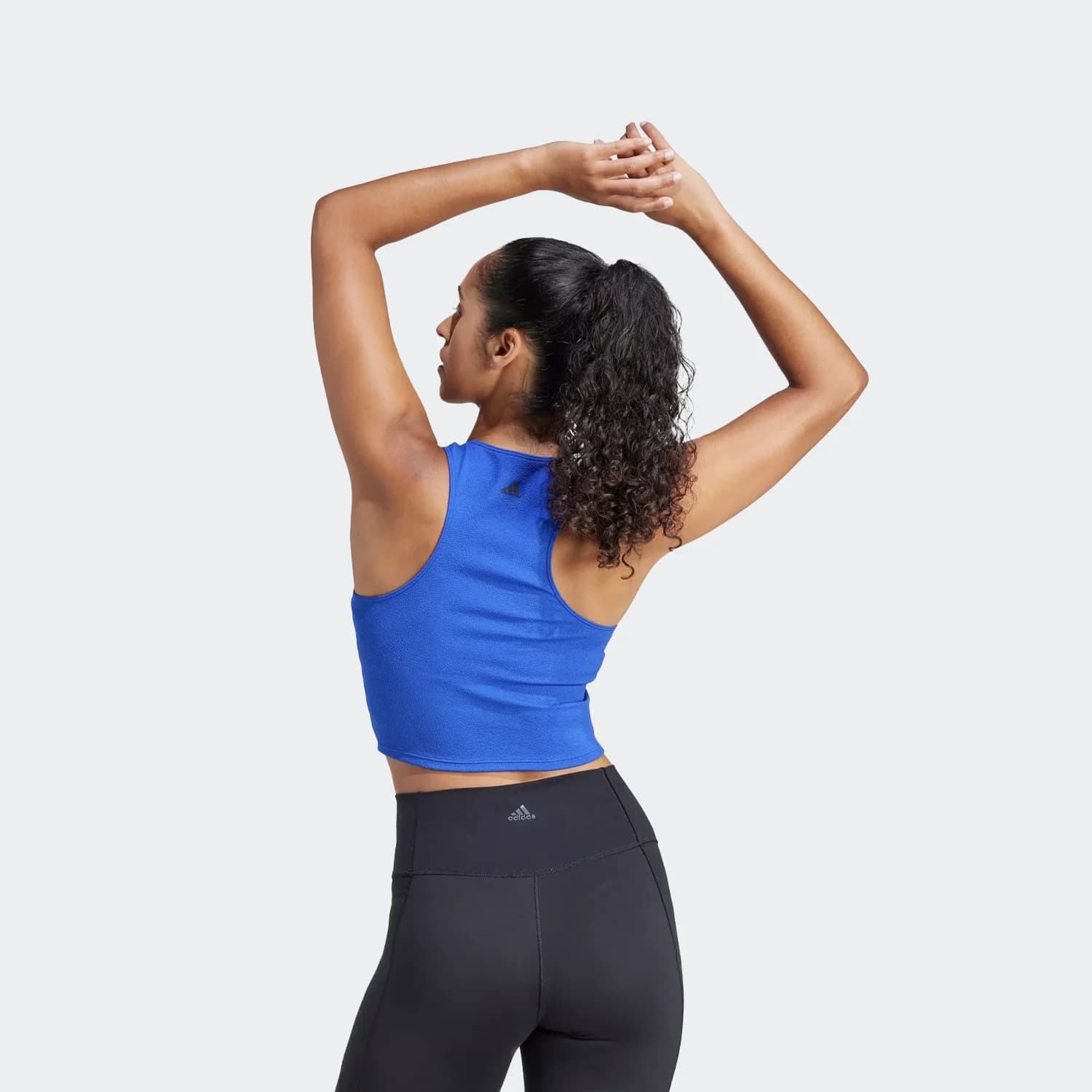 کراپ تاپ زنانه آدیداس مدل Yoga Studio Tank Top — تصویر ۷