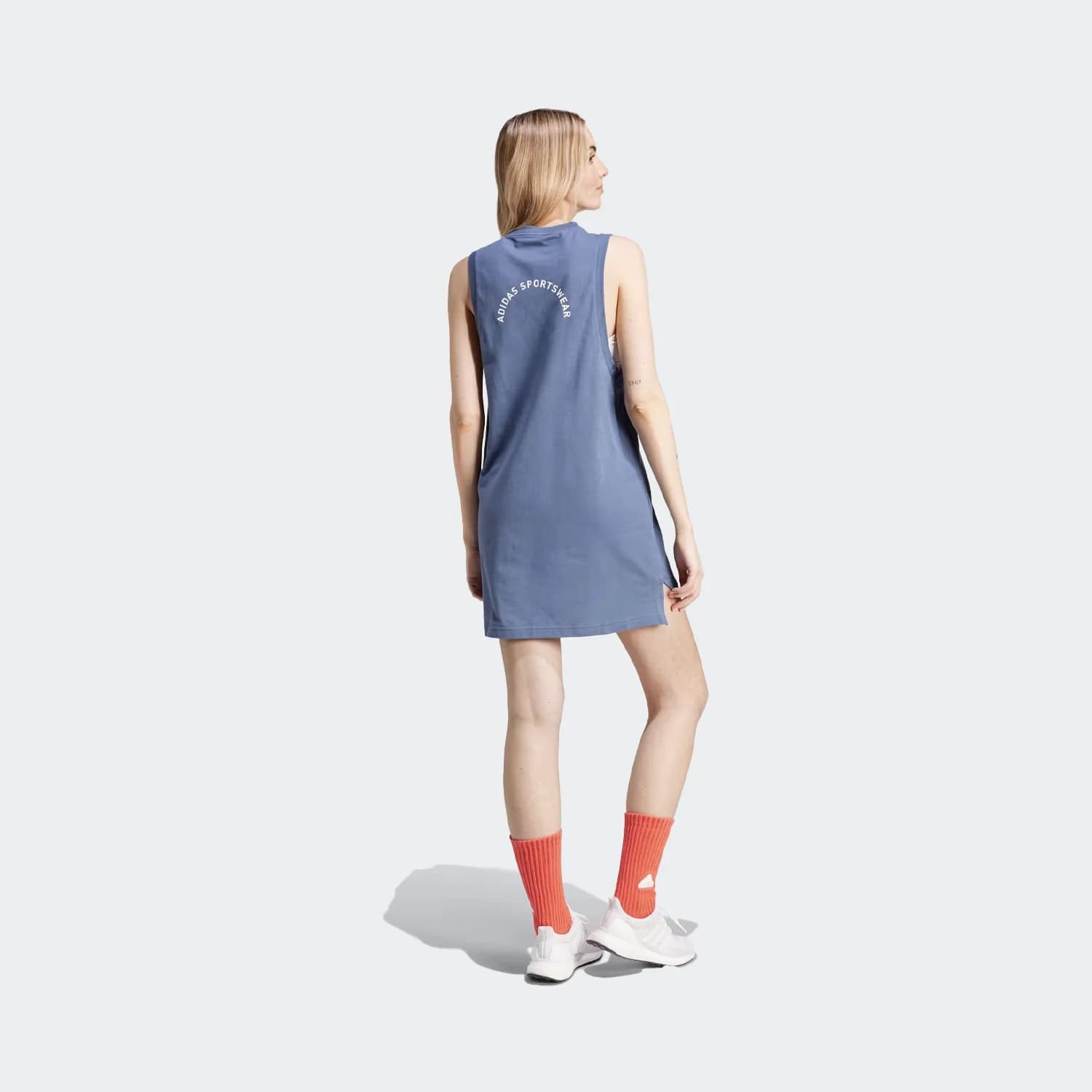 پیراهن زنانه آدیداس مدل Sportswear Resort Graphic Tank Dress — تصویر ۳
