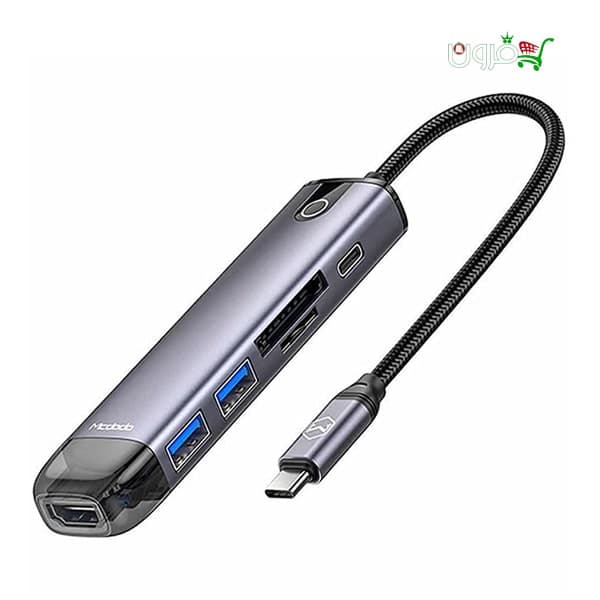 هاب USB مک دودو 6 پورت USB-C HU 774 — تصویر ۳