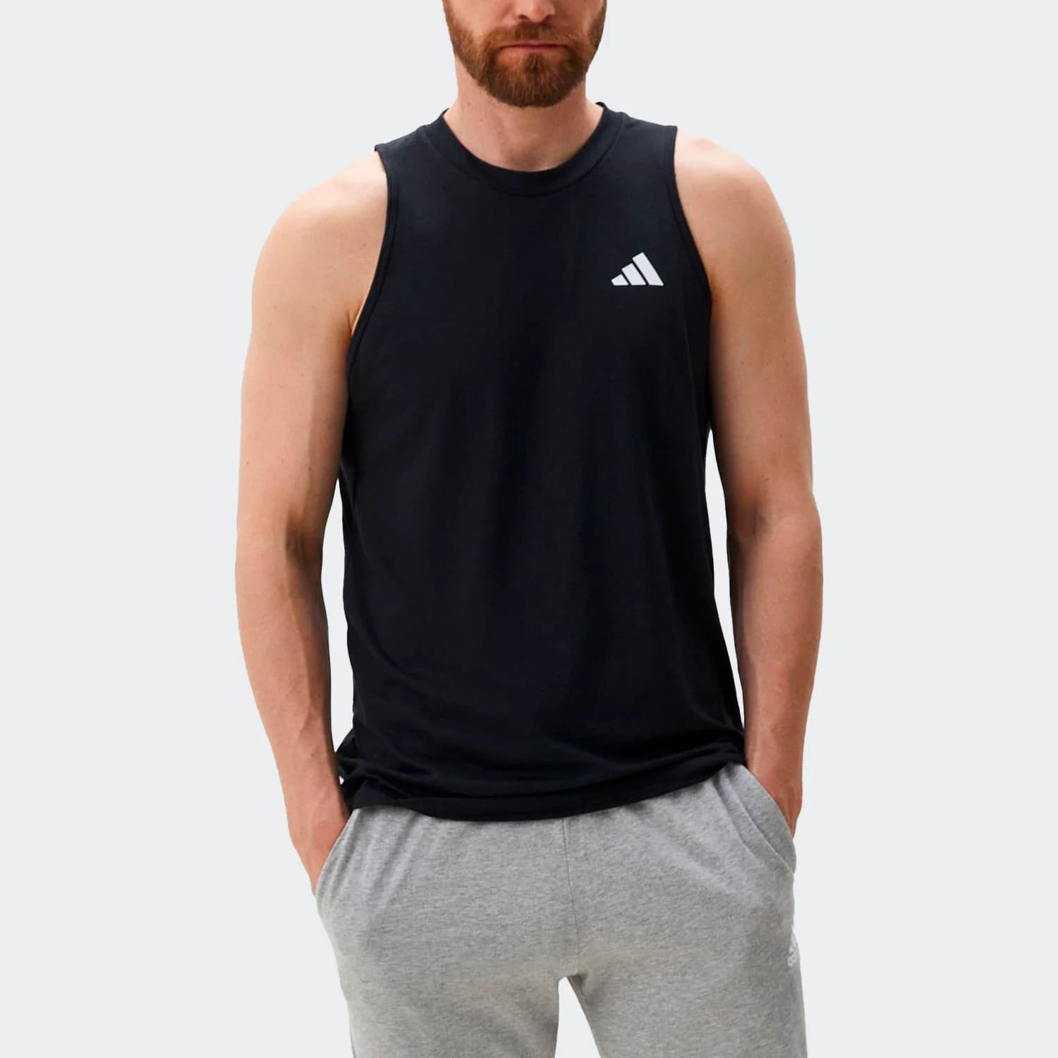 کاور مردانه آدیداس مدل Train Essentials Feelready Training Sleeveless Tee — تصویر ۳