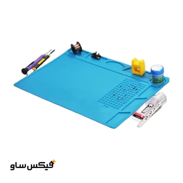پد نسوز سیلیکونی آبی رنگ سایز کوچک مدل 504 — تصویر ۴