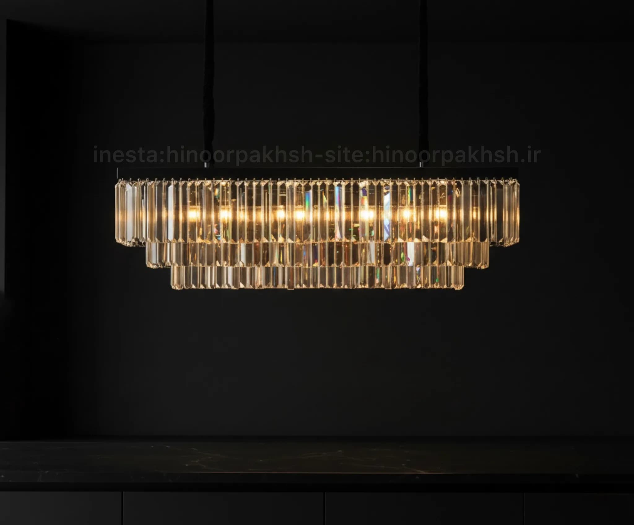 لاینر کریستالی کاردی وارداتی مدل کاترین در انواع رنگبندی و سایز — تصویر ۴