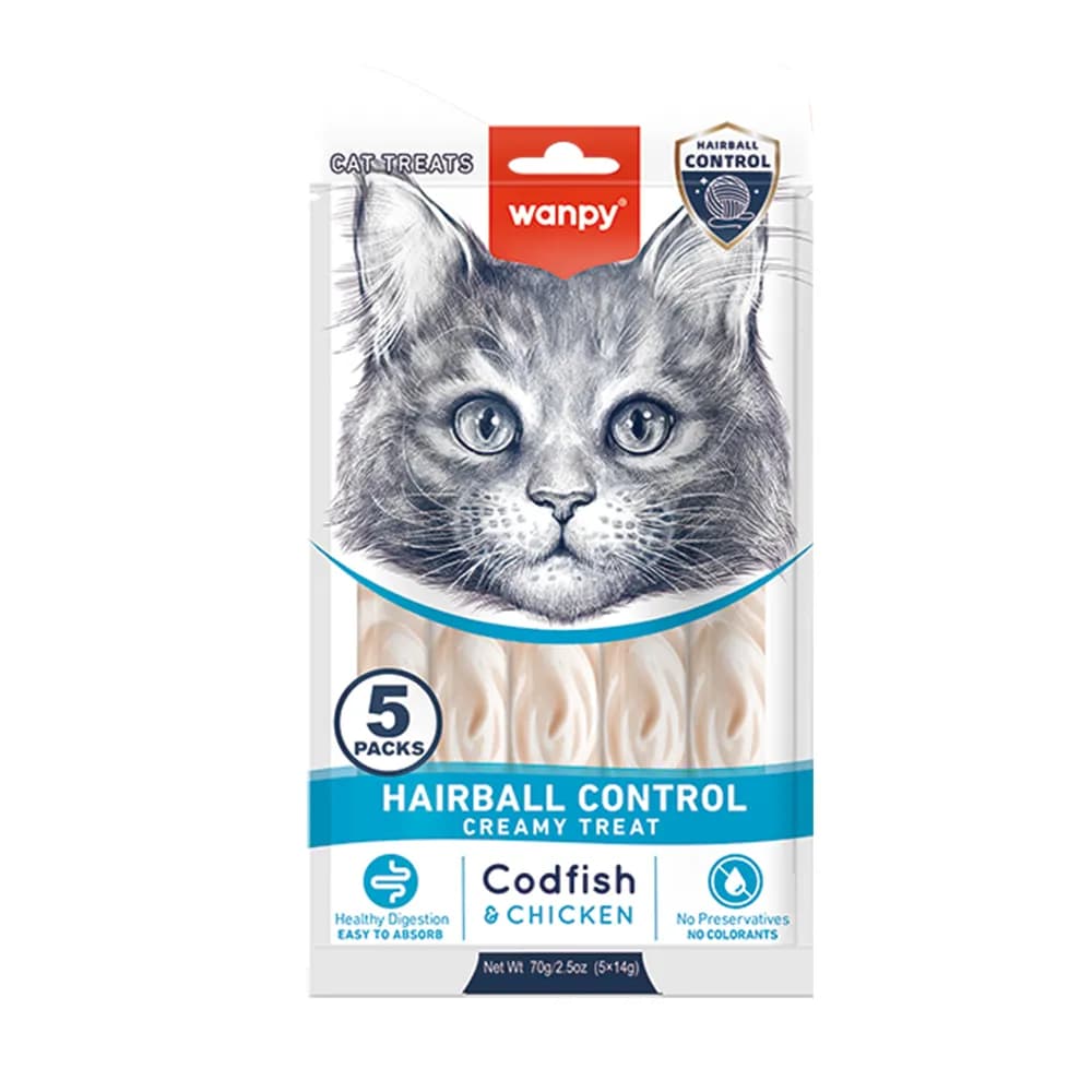 بستنی گربه هیربال با طعم کادفیش و مرغ ونپی – Hairball Codfish — تصویر ۲