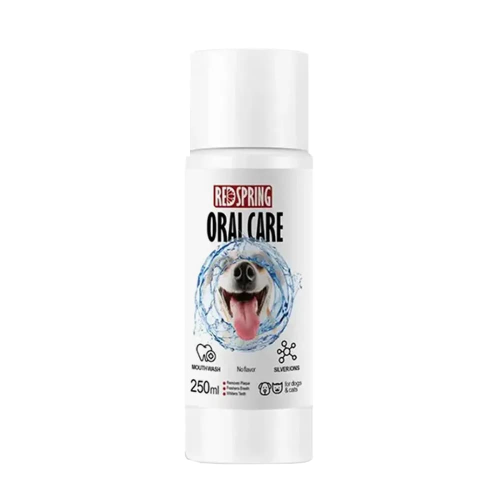 دهانشویه سگ و گربه بر پایه نقره رد اسپرینگ – Nano Oral Care