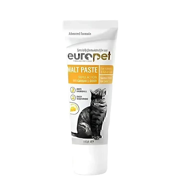 خمیر مالت گربه با طعم پنیر یوروپت – Europet Cheese Malt Paste — تصویر ۲