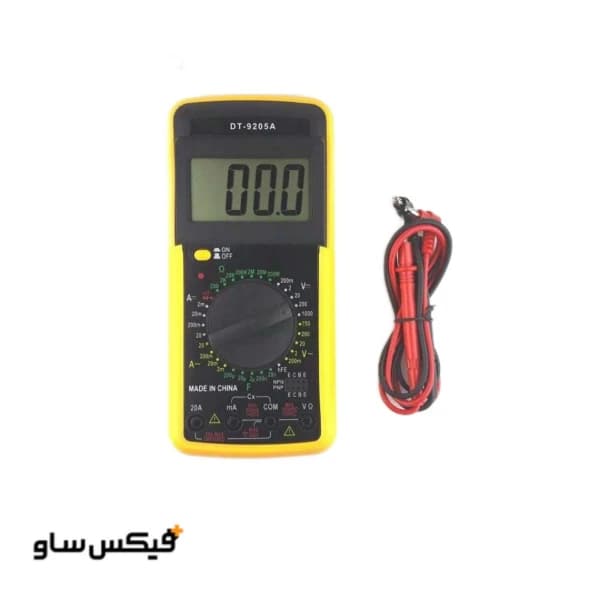 مولتی متر دیجیتال مدل DT-9205A — تصویر ۳