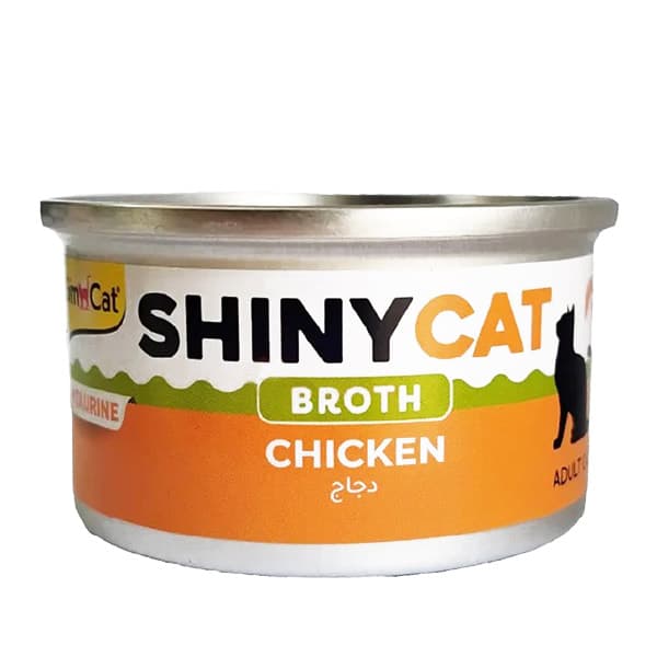 کنسرو گربه با طعم مرغ در آبگوشت جیم کت Chicken Broth