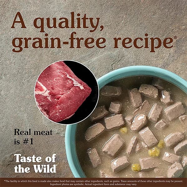 کنسرو سگ با گوشت گاو تیست آف د وایلد – Taste of the Wild Beef — تصویر ۴