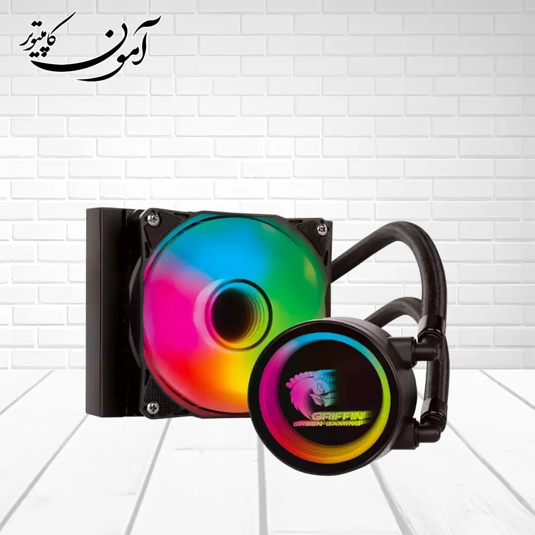 خنک کننده پردازنده گرین مدل GLACIER 120 eco ARGB — تصویر ۳
