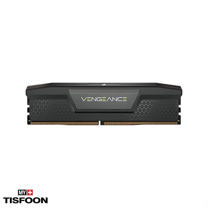 رم کامپیوتر کورسیر تک کاناله Vengeance فرکانس 5200 مگاهرتز DDR5 تایمینگ CL40 حافظه 16 گیگابایت — تصویر ۶