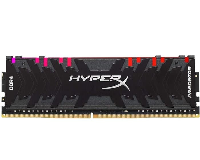 رم کامپیوتر 4کاناله کینگستون مدل HyperX Predator RGB با حافظه 64 گیگابایت و فرکانس 3200 مگاهرتز — تصویر ۴