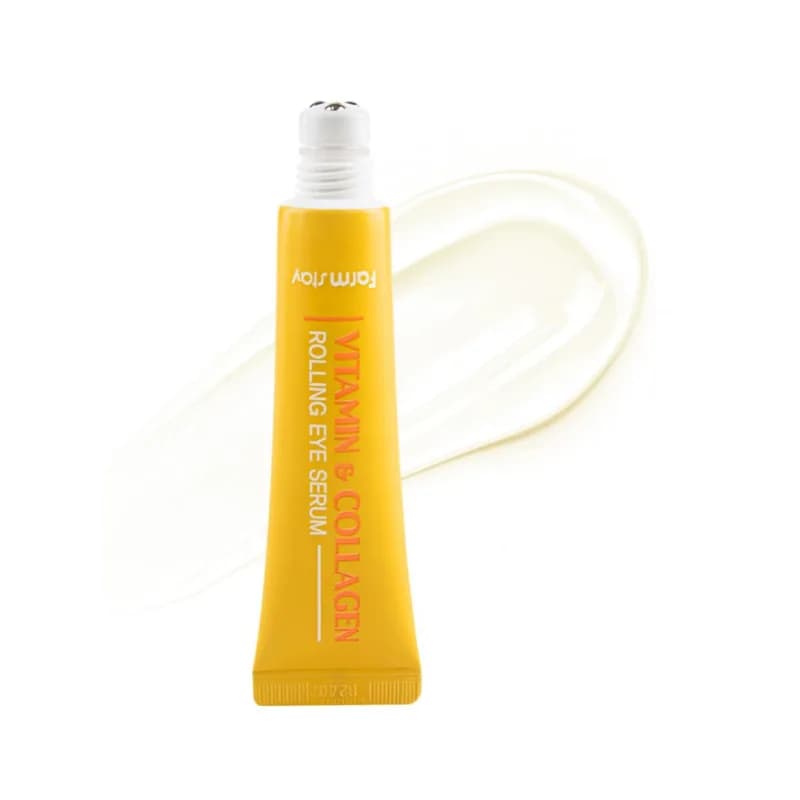 سرم دور چشم رولی ویتامین و کلاژن فارم‌ استی روشن کننده، آبرسان و کاهش خطوط ریز FarmStay Vitamin & Collagen Rolling Eye Serum — تصویر ۱۰