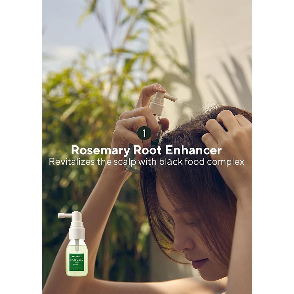 ست مسافرتی مراقبت از موی رزماری آروماتیکا ضد ریزش و تقویت ریشه و ساقه مو AROMATICA Rosemary Scalp Scaling Trial Kit Travel Size — تصویر ۴