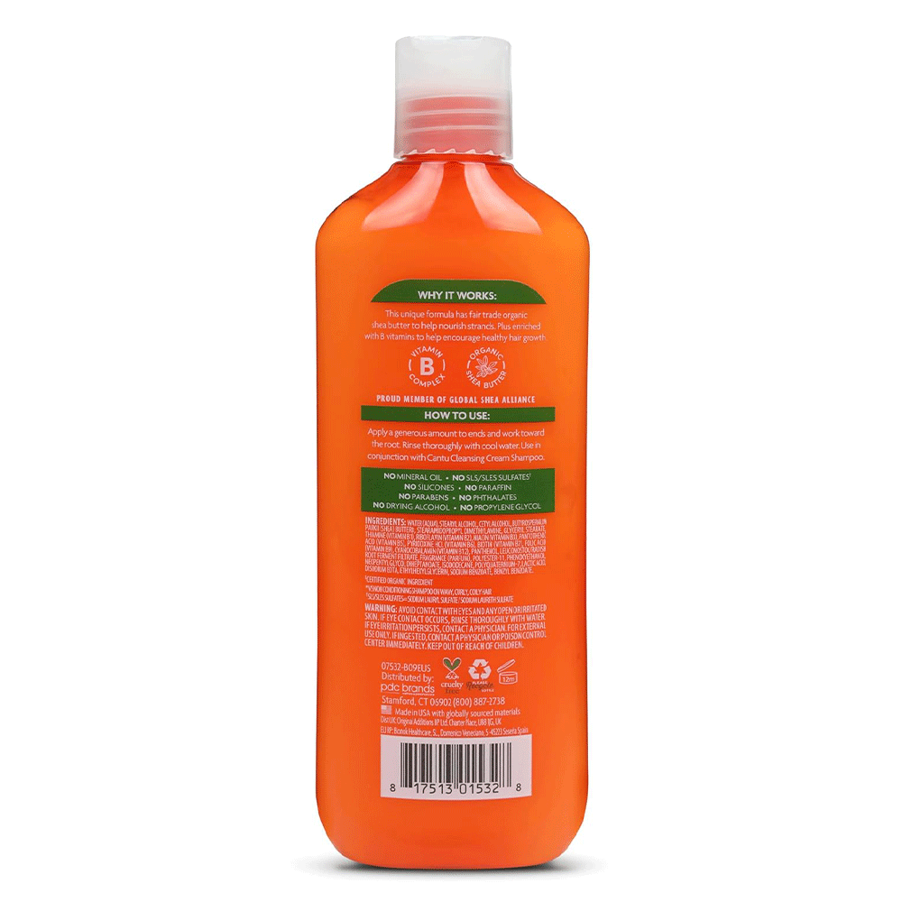 نرم کننده بدون سولفات داخل حمام شی باتر کانتو Cantu Shea Butter Sulfate-Free Hydrating Cream Conditioner — تصویر ۳
