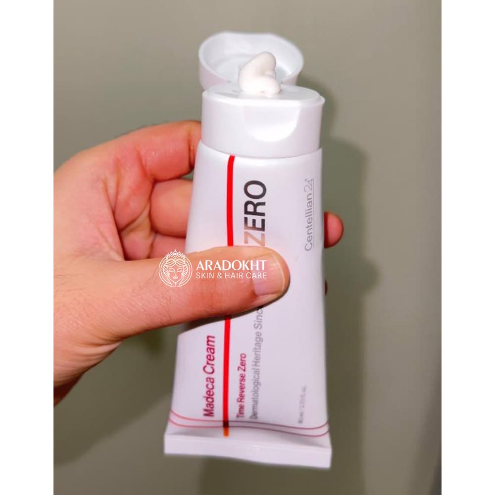 مادکا کرم زیرو سنتلین 24 ترمیم کننده، ضد چروک و تسکین دهنده قوی پوست Centellian24 Madeca Cream Time Reverse Zero — تصویر ۳