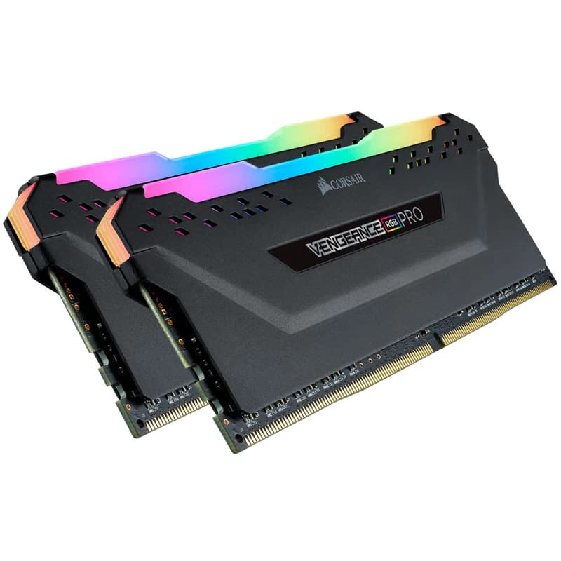 رم کامپیوتر کورسیر دو کاناله Vengeance RGB Pro فرکانس 3200 مگاهرتز DDR4 تایمینگ CL16 حافظه 16 گیگابایت | Corsair Vengeance RGB Pro Dual Channel CL16 3200MHz DDR4 16GB Computer RAM — تصویر ۹