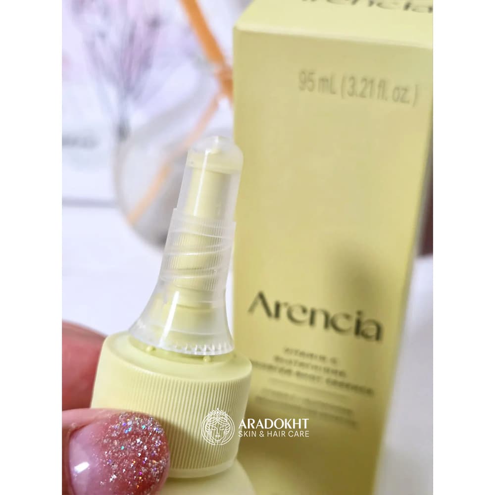 اسنس ویتامین سی و گلوتاتیون آرنسیا ضد لک، روشن کننده و تقویت سد دفاعی پوست Arencia Vitamin C Glutathione Booster Shot Essence — تصویر ۴
