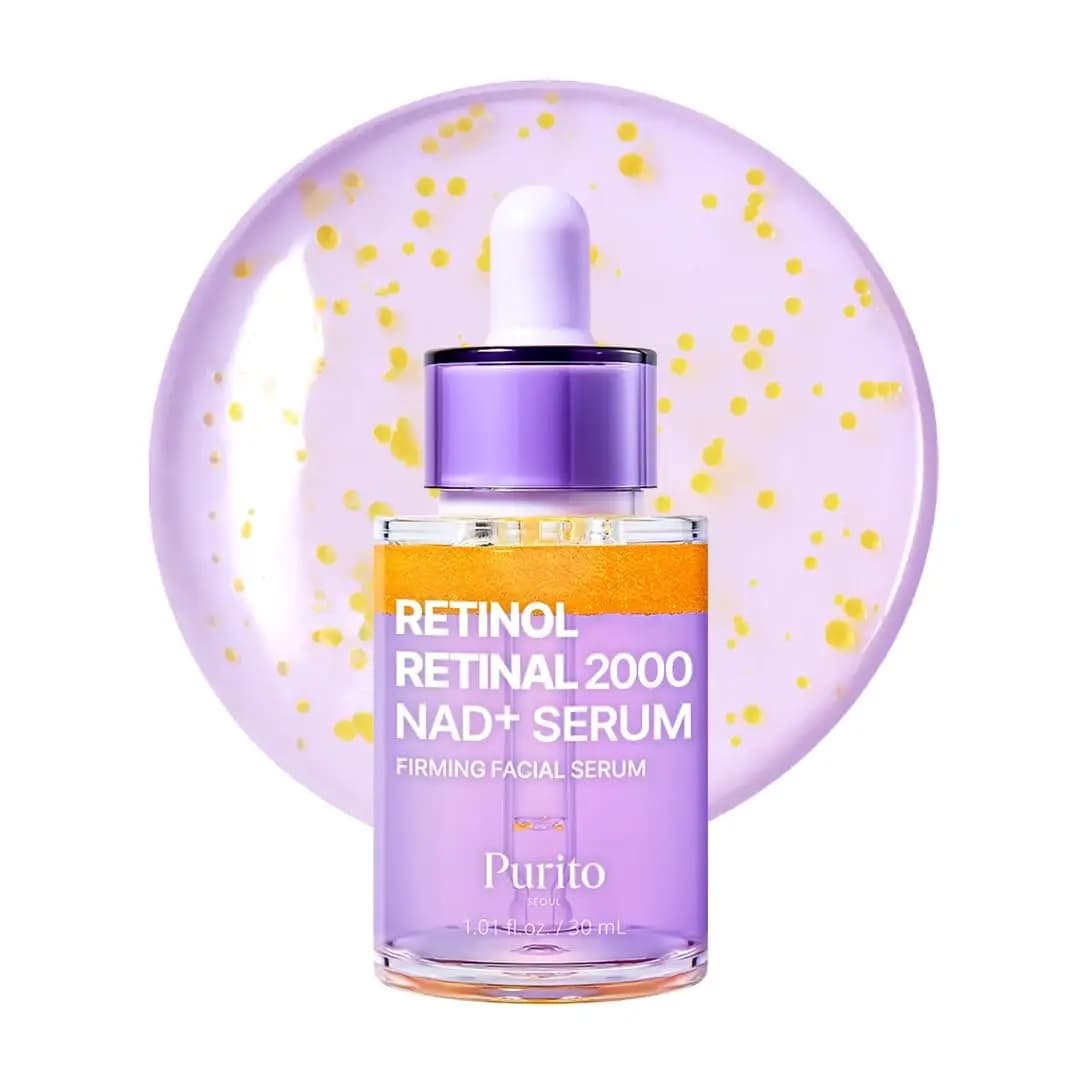 سرم ضد چروک و جوانساز رتینول رتینال 2000 و +NAD پیوریتو Purito SEOUL Retinol Retinal 2000 NAD+ Serum — تصویر ۱۰