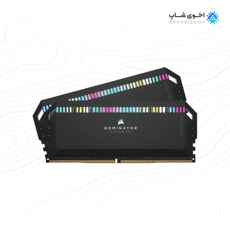 رم کورسیر مدل Dominator Platinum RGB ظرفیت ۶۴ گیگابایت DDR5 فرکانس ۶۴۰۰ مگاهرتز cl 32 — تصویر ۲