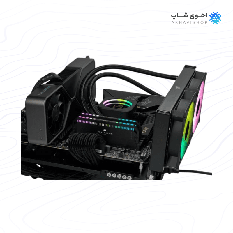 رم کورسیر مدل Dominator Platinum RGB ظرفیت ۶۴ گیگابایت DDR5 فرکانس ۶۴۰۰ مگاهرتز cl 32 — تصویر ۴
