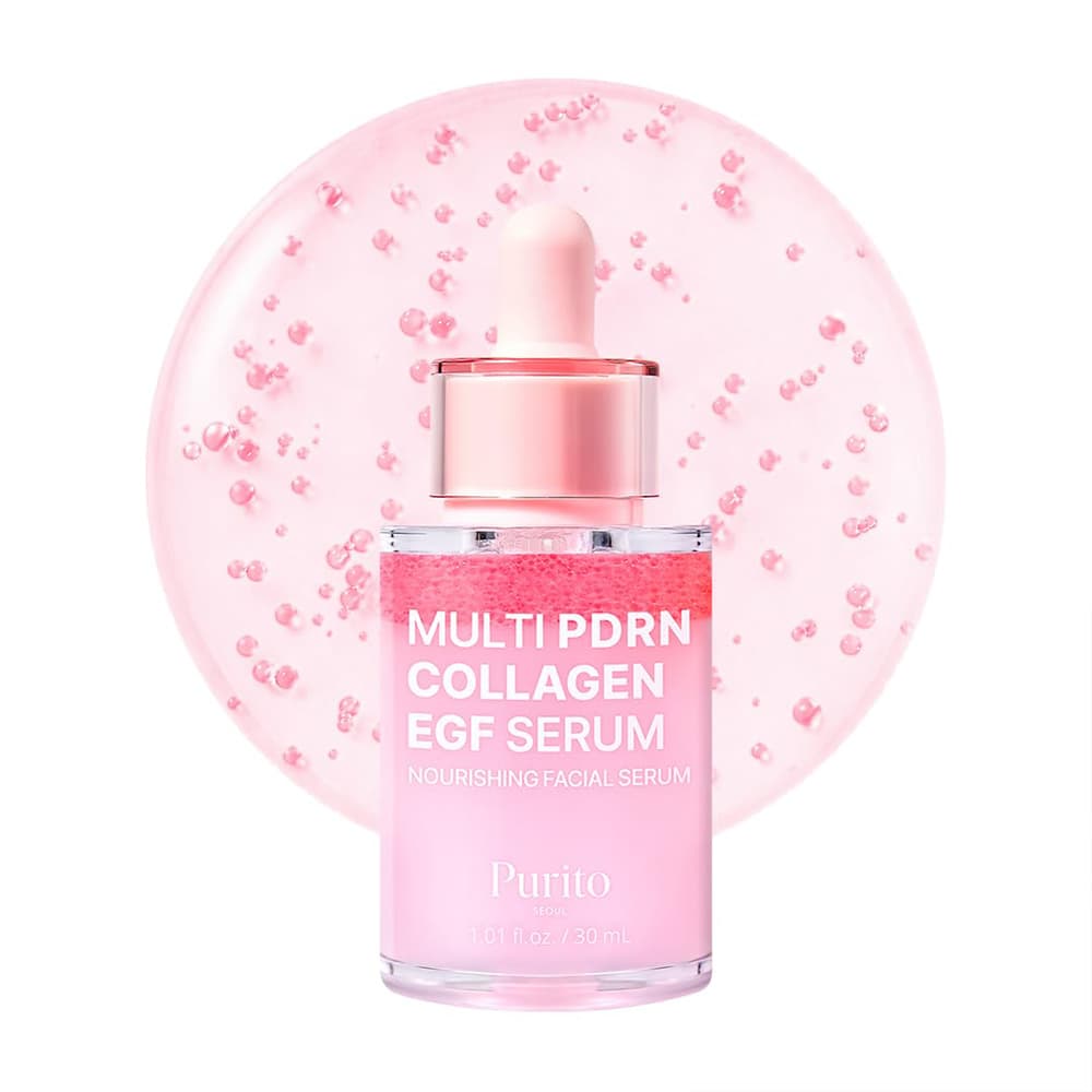 سرم مولتی PDRN کلاژن و EGF پیوریتو ضد چروک و جوانساز، ترمیم و تقویت پوست Purito SEOUL Multi PDRN Collagen EGF Serum — تصویر ۲