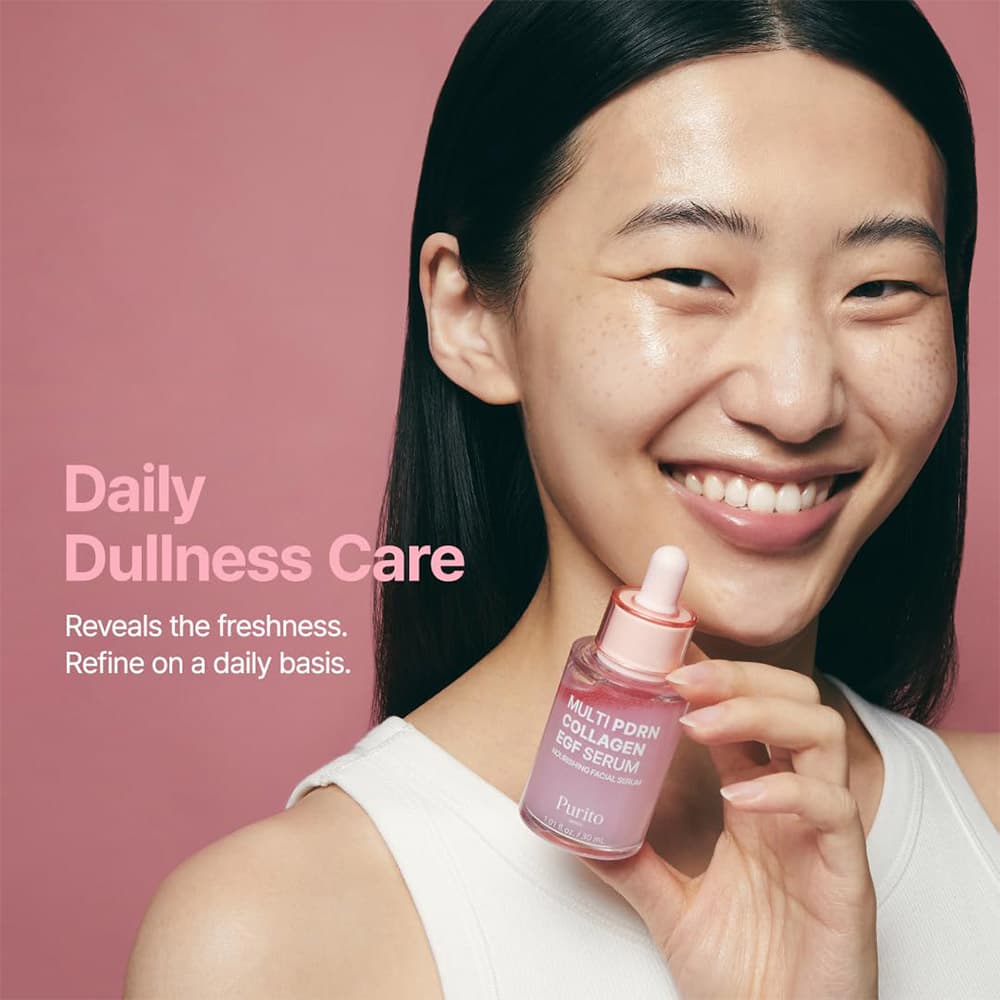 سرم مولتی PDRN کلاژن و EGF پیوریتو ضد چروک و جوانساز، ترمیم و تقویت پوست Purito SEOUL Multi PDRN Collagen EGF Serum — تصویر ۷