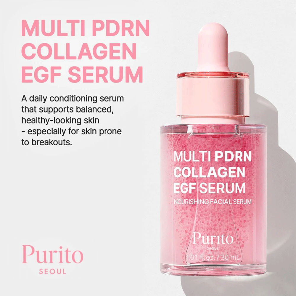 سرم مولتی PDRN کلاژن و EGF پیوریتو ضد چروک و جوانساز، ترمیم و تقویت پوست Purito SEOUL Multi PDRN Collagen EGF Serum — تصویر ۱۱
