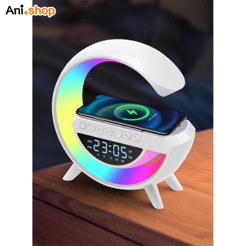 اسپیکر بلوتوثی و شارژر وایرلس مدل BT-3401 — تصویر ۵